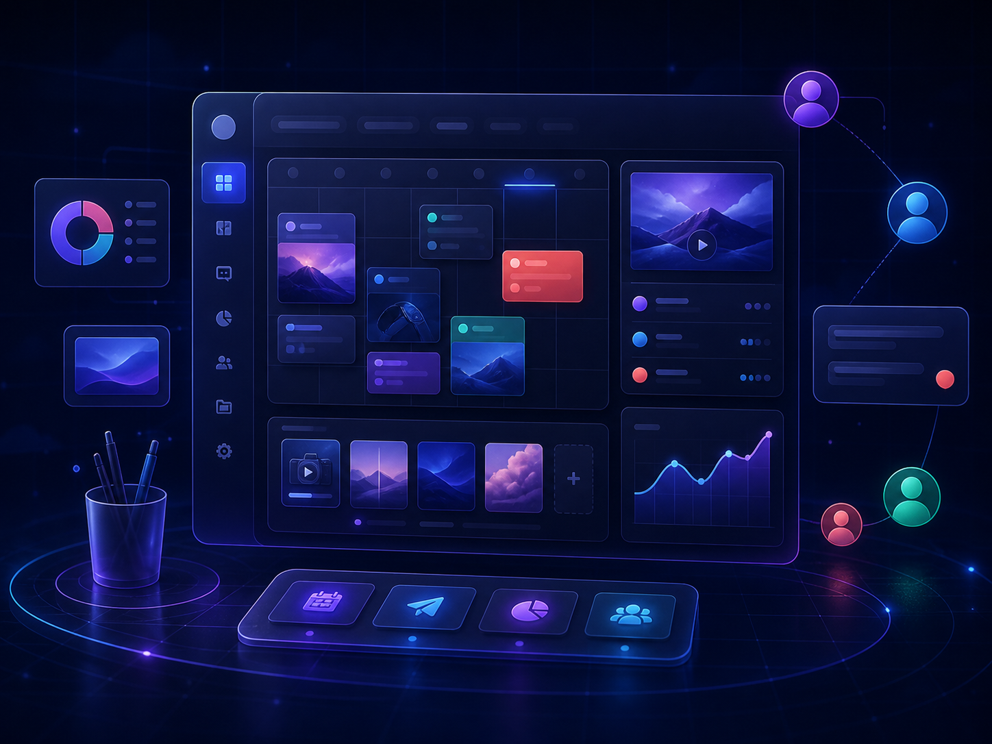 Sociable Suite workspace dashboard