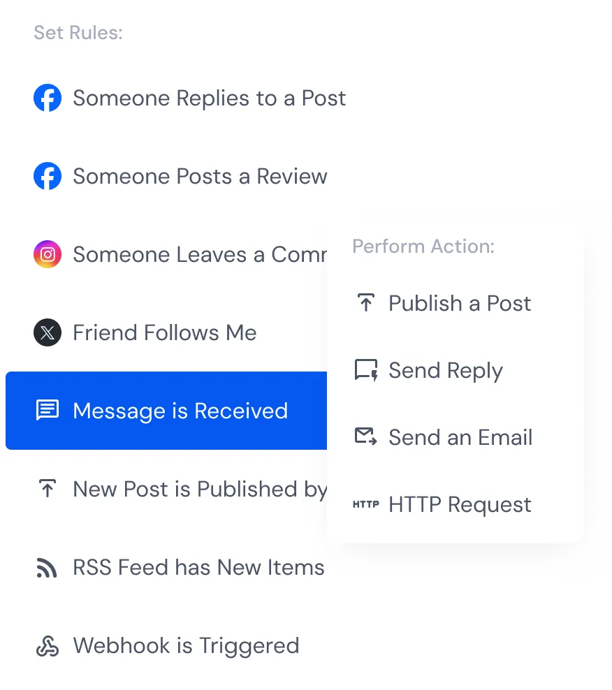 Sociable Suite — automate feature