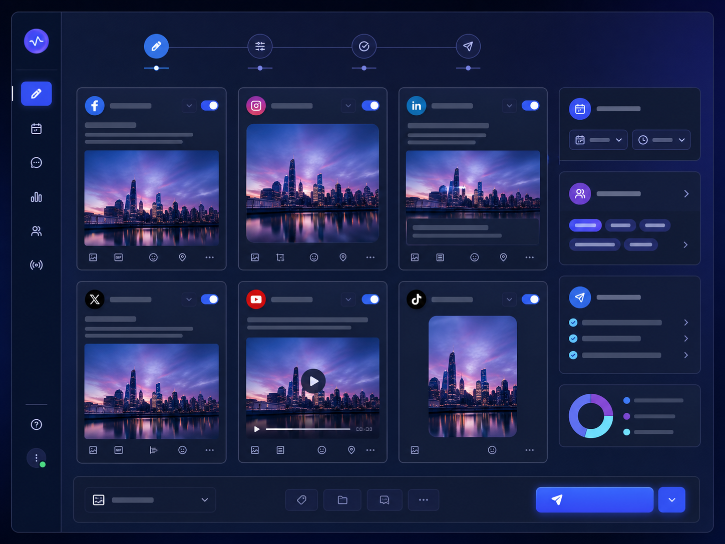 Multi-network scheduling in Sociable Suite