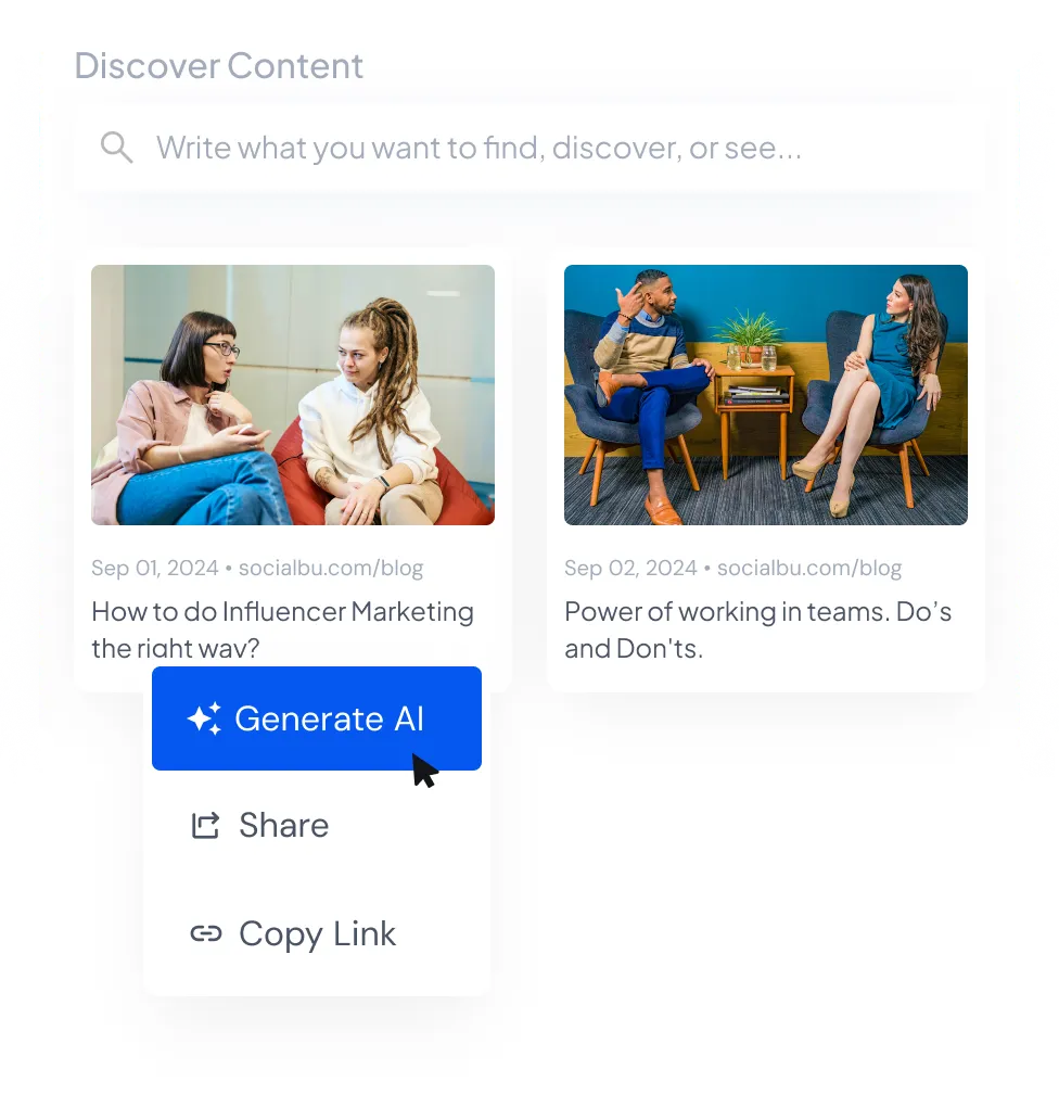 Generate Posts Using AI