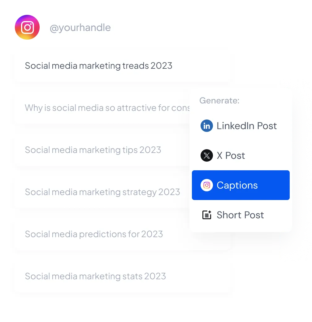 write instagram posts with ai