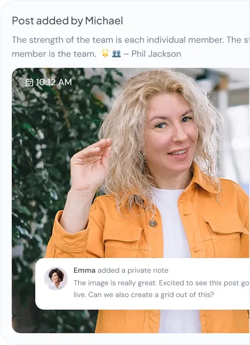 work as a team on your social media